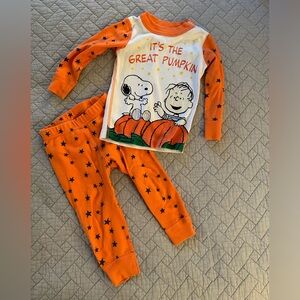 Hanna Andersson Peanuts Great Pumpkin Pajamas